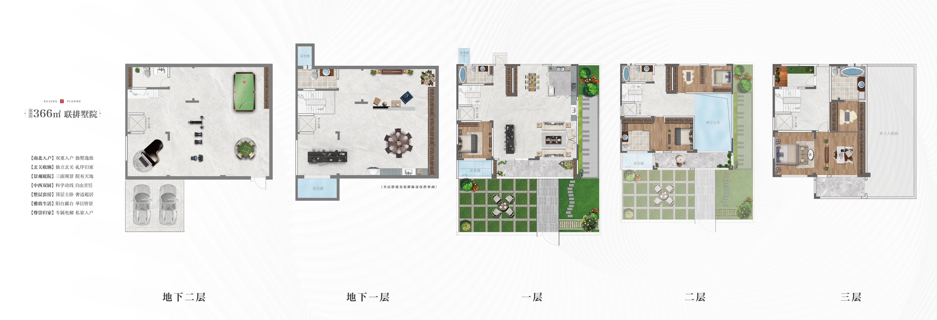 莒县别墅建面366㎡左右